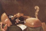 BASCHENIS, Evaristo, Still Life with Musical Insteruments (mk08)